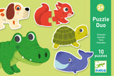 Djeco Animals Puzzle Duo Matching Activity