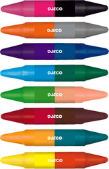 Art Supplies 8 Twin Crayons 