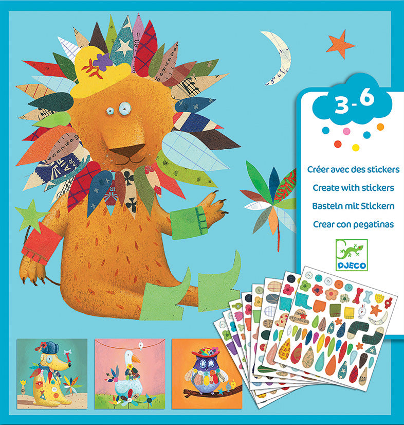 Petit Gifts - Sticker Kits Create Animals 