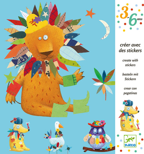 Petit Gifts - Sticker Kits Create Animals 