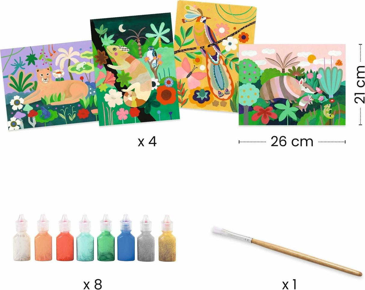 Tropical Forest 3D Painting Activity