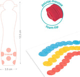 Djeco 6 Foam Markers For Little Hands