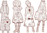 Nina and Friends Coloring Demoiselle