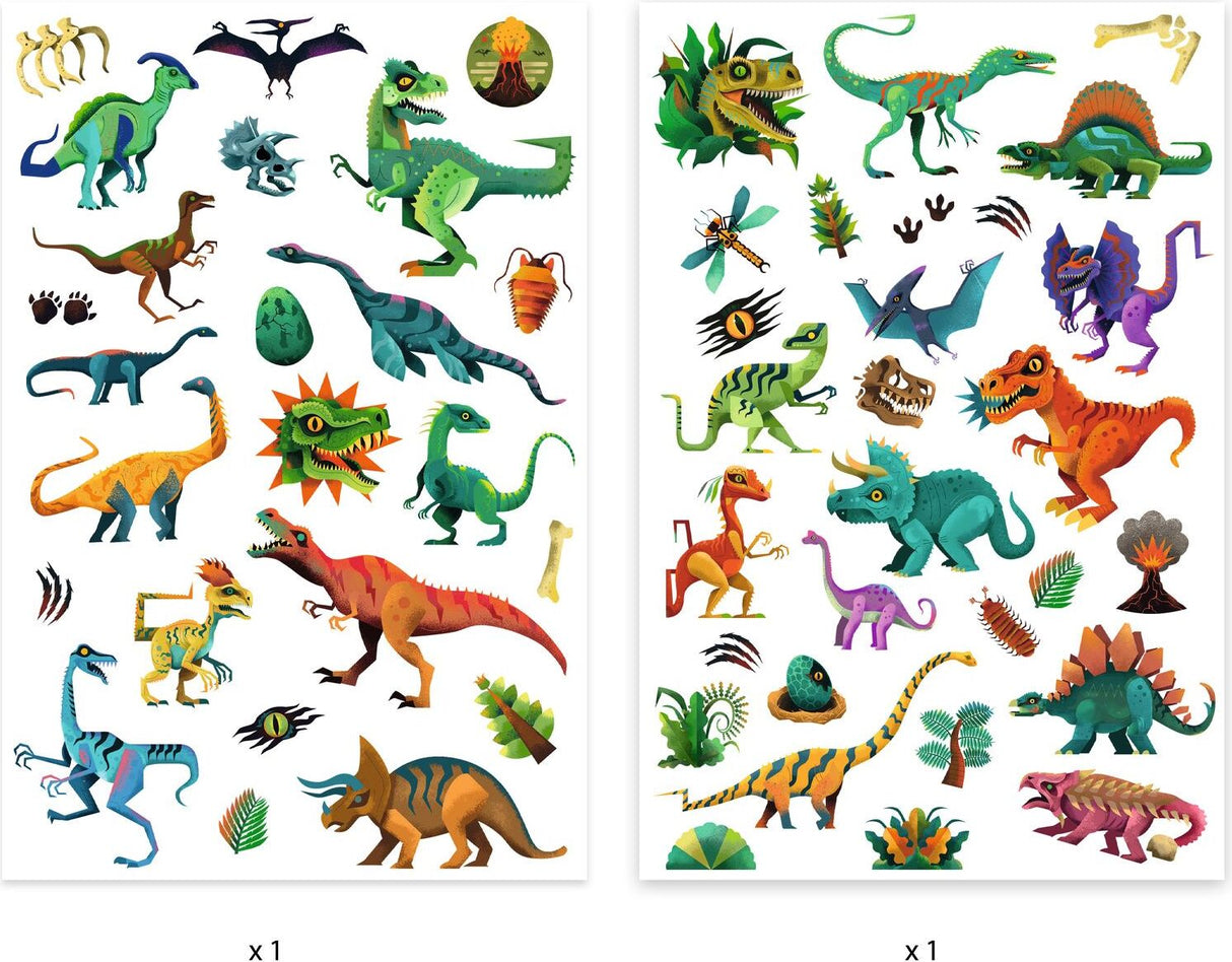 Dino Club Temporary Tattoos