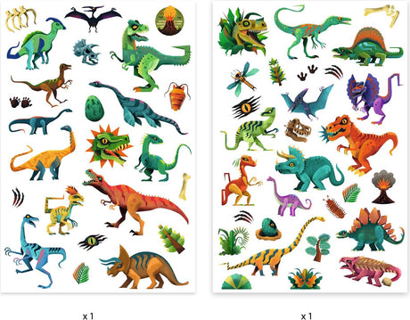Dino Club Temporary Tattoos