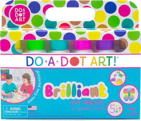 Brilliant 6 Pack Dot Markers [Washable]