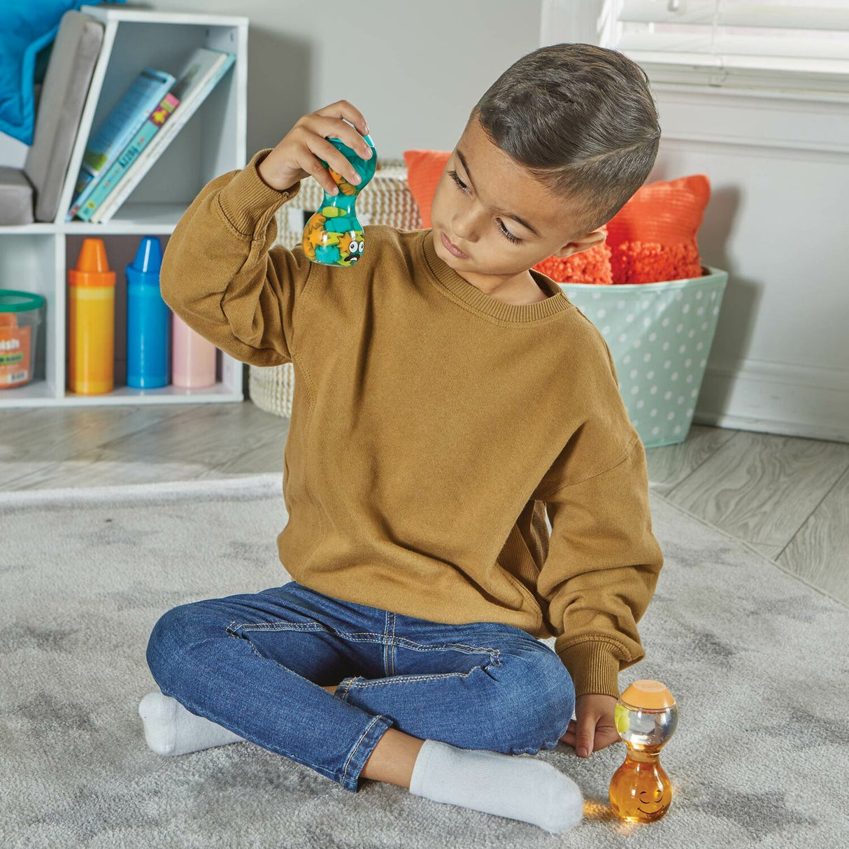 Express Your Feelings Sensory Bottles, Opposites: Overwhelmed and Calm