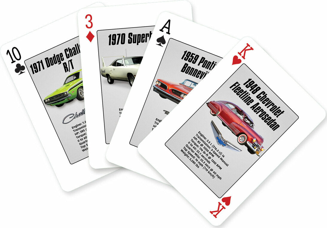 Playing Cards - Muscle Cars