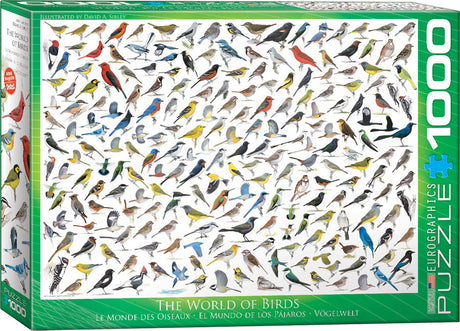 The World of Birds by David Sibley 1000-Piece Puzzle 