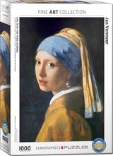 Girl with the Pearl Earring by Jan Vermeer de Delft 1000-Piece Puzzle