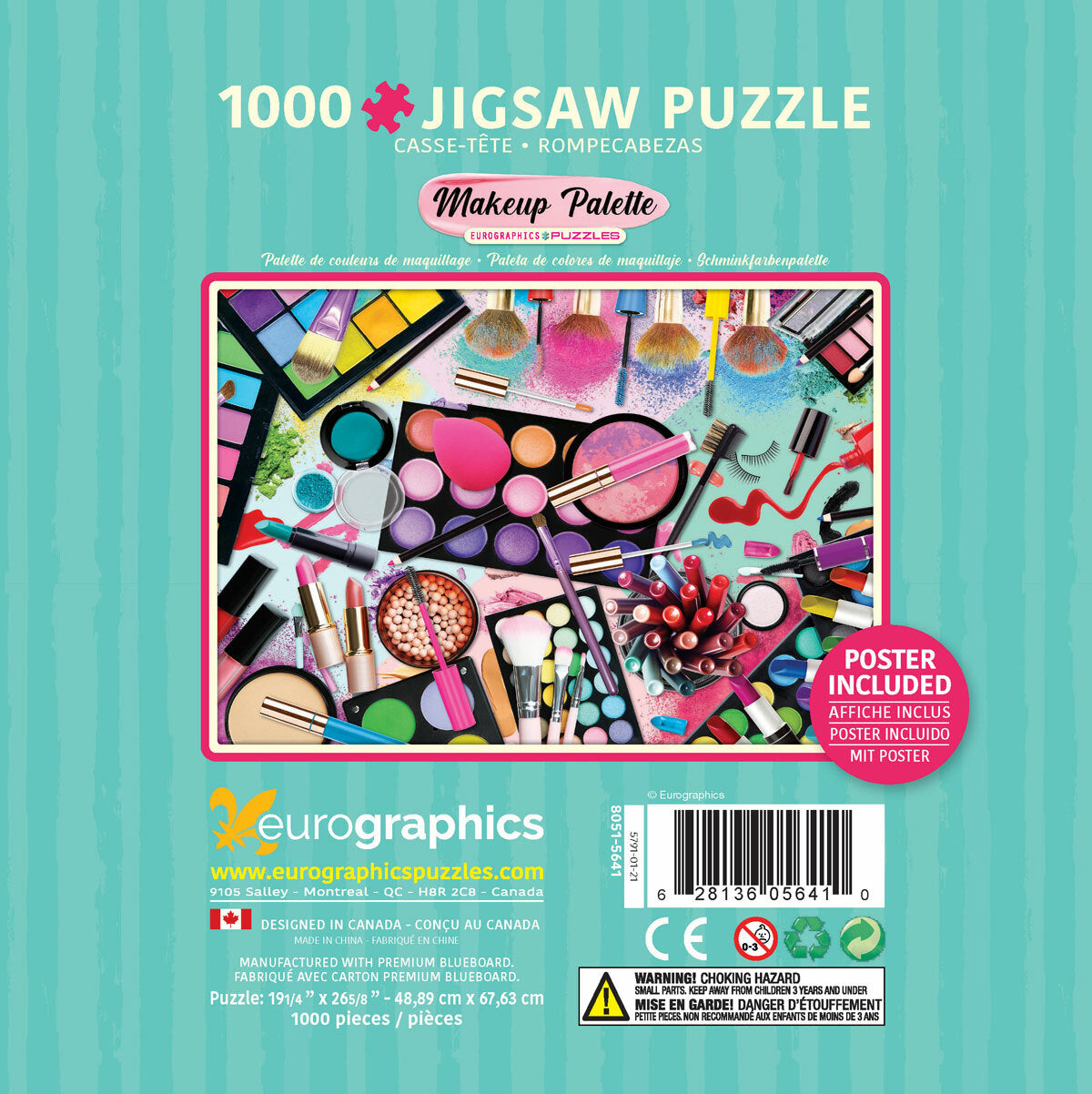 Makeup Palette 1000-Piece Puzzle