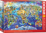 Crazy World 2000-Piece Puzzle.