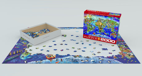 Crazy World 2000-Piece Puzzle.