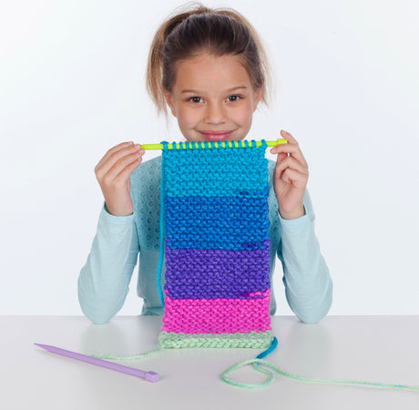 Learn to Knit Pocket Scarf