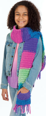 Learn to Knit Pocket Scarf