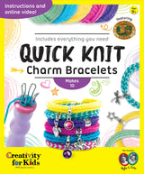 Quick Knit Charm Bracelets