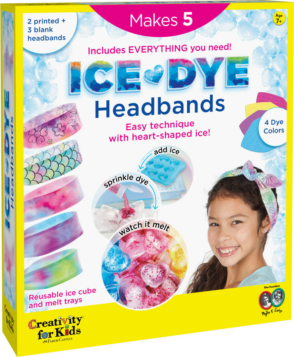 Ice-Dye Headbands