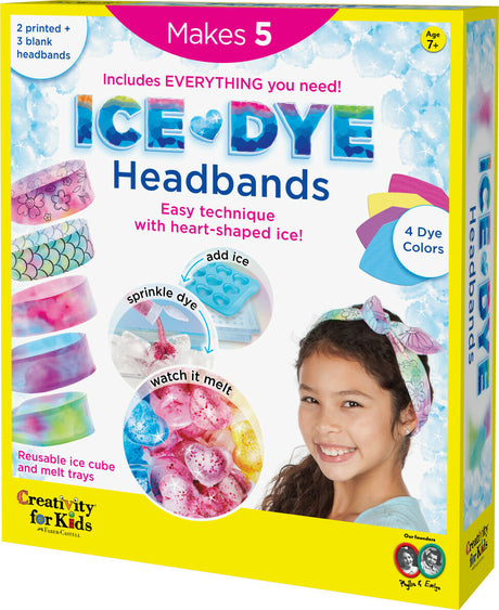 Ice-Dye Headbands