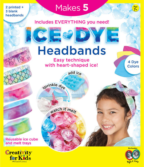 Ice-Dye Headbands