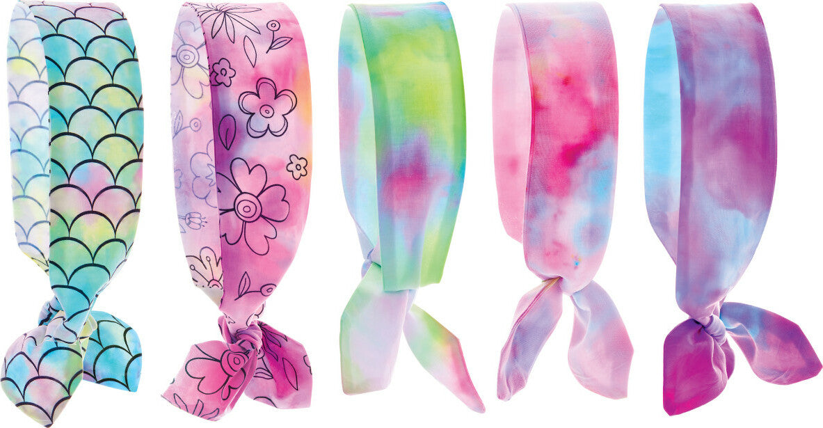 Ice-Dye Headbands