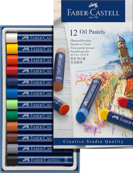 Oil Pastel Crayons - Box of 12