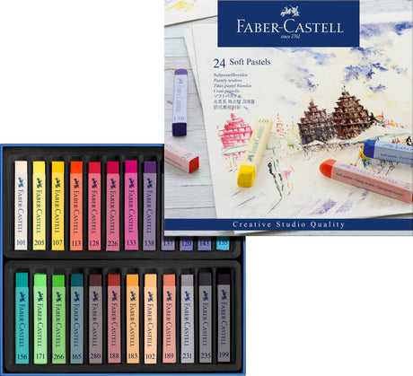 Creative Studio Soft Pastel 24Ct Full Stick Sets