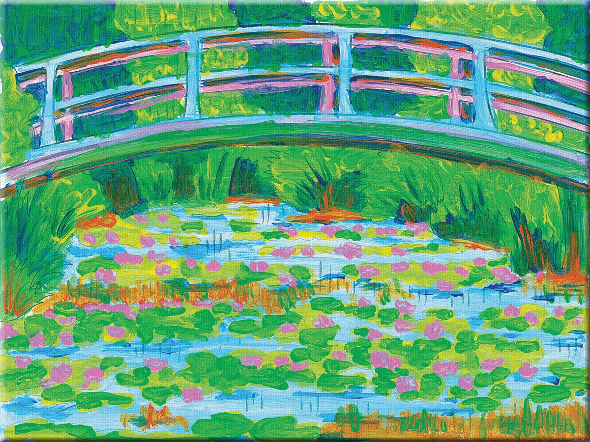 Paint By Number Museum Series-The Japanese Footbridge