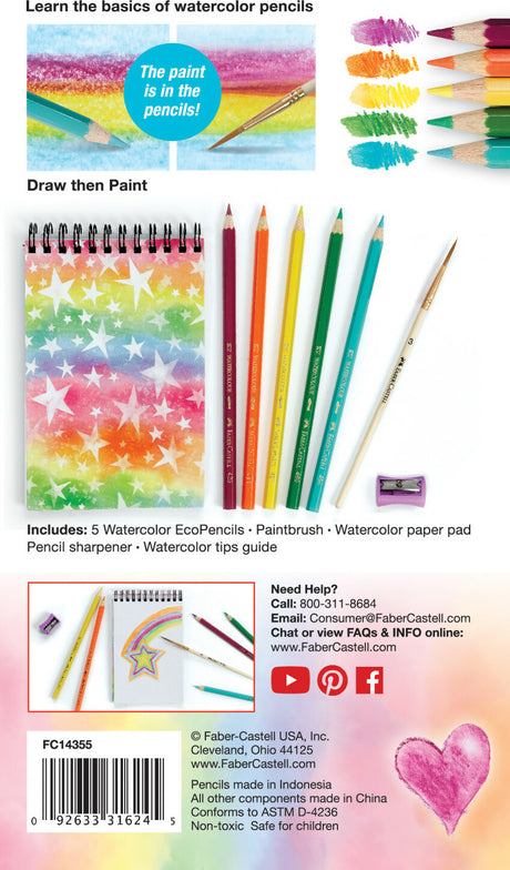 How To RainbowWatercolor Pencils Starter Set