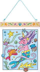 Paint by Numbers Mermaid Pets Wall Art