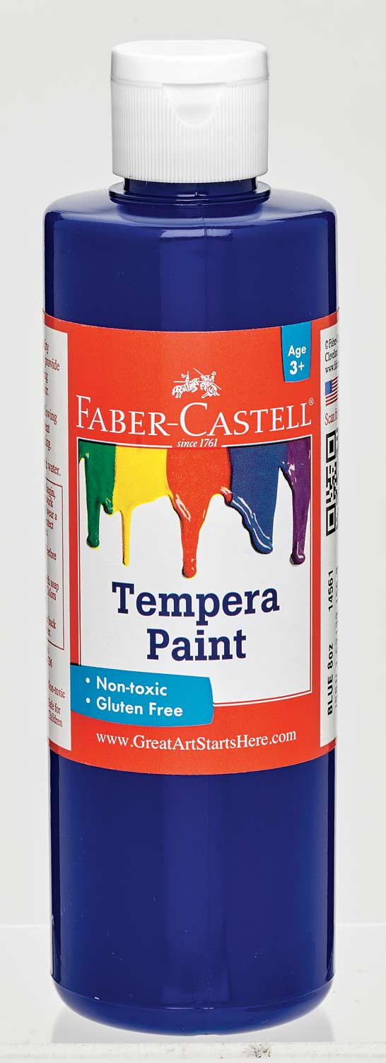 Blue Tempera Paint (8 oz bottles)