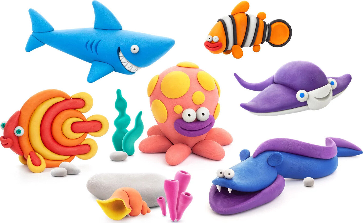 Hey Clay Ocean Creatures – Toys on the Square