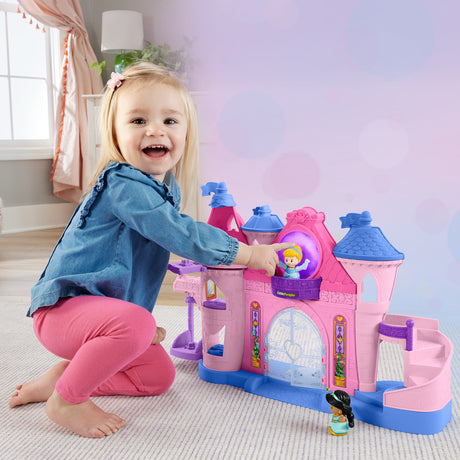  Little People Disney Princess Magical Lights and Dancing Castle