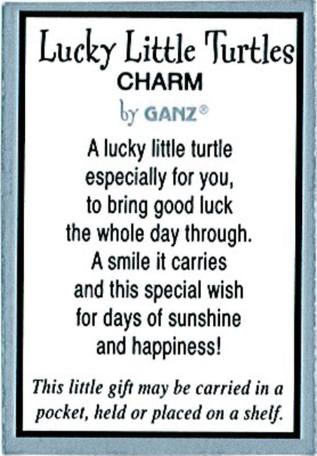 Lucky Little Turtles Charms (assorted)