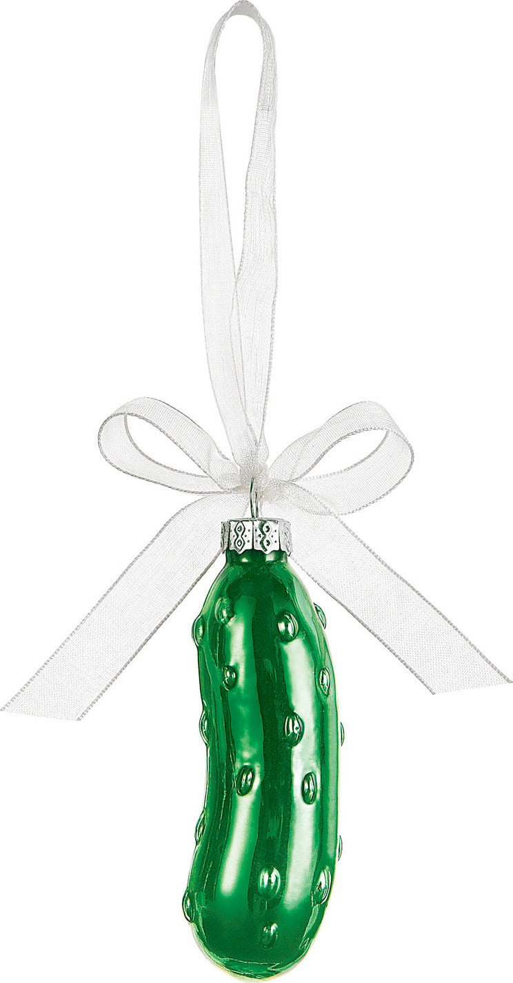 Christmas Pickle Ornament In Window Gift Box