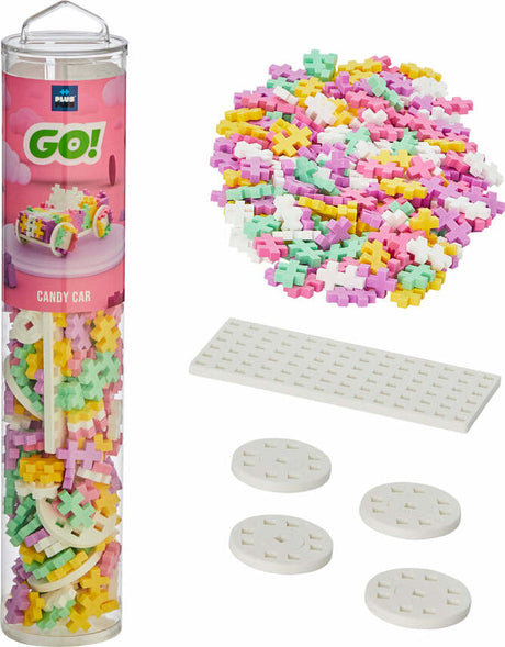 Plus-Plus Tube - 200 pc Color Cars - Candy