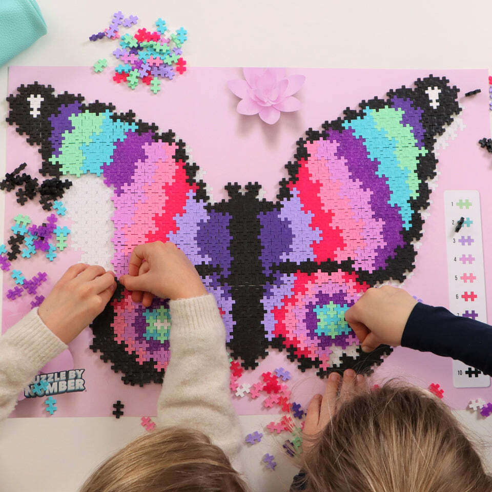 Plus-Plus Puzzle by Number - 800 pc Butterfly