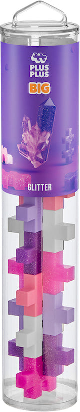 Plus-Plus BIG 15 pc Tube - Glitter