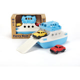 Ferry Boat with Cars (blue & white)