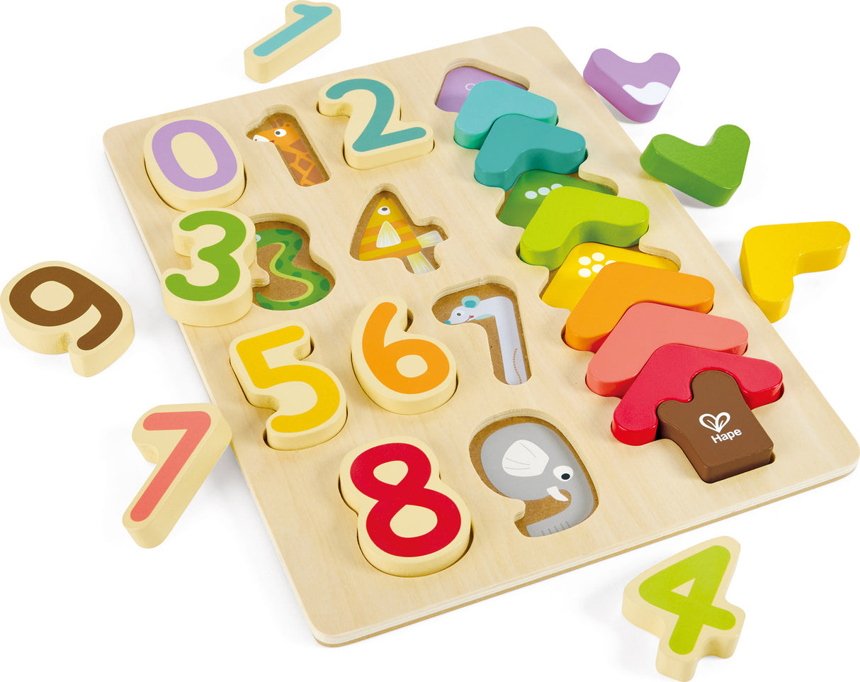 Colors and Numbers Puzzle