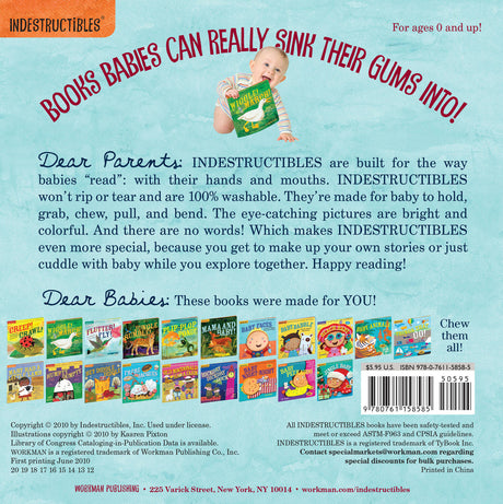 Indestructibles: Jungle Rumble!: Chew Proof · Rip Proof · Nontoxic · 100% Washable (Book for Babies, Newborn Books, Safe to Chew)