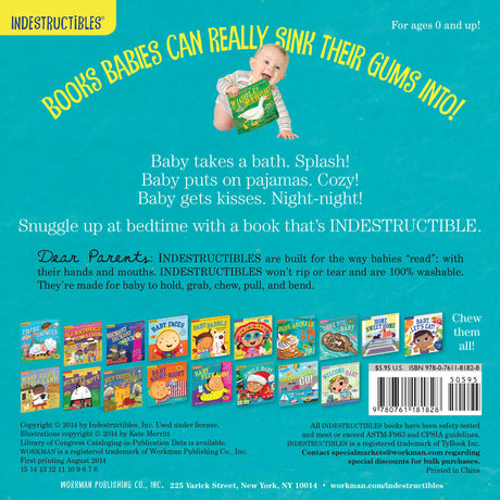 Indestructibles: Baby Night-Night: Chew Proof · Rip Proof · Nontoxic · 100% Washable (Book for Babies, Newborn Books, Safe to Chew)