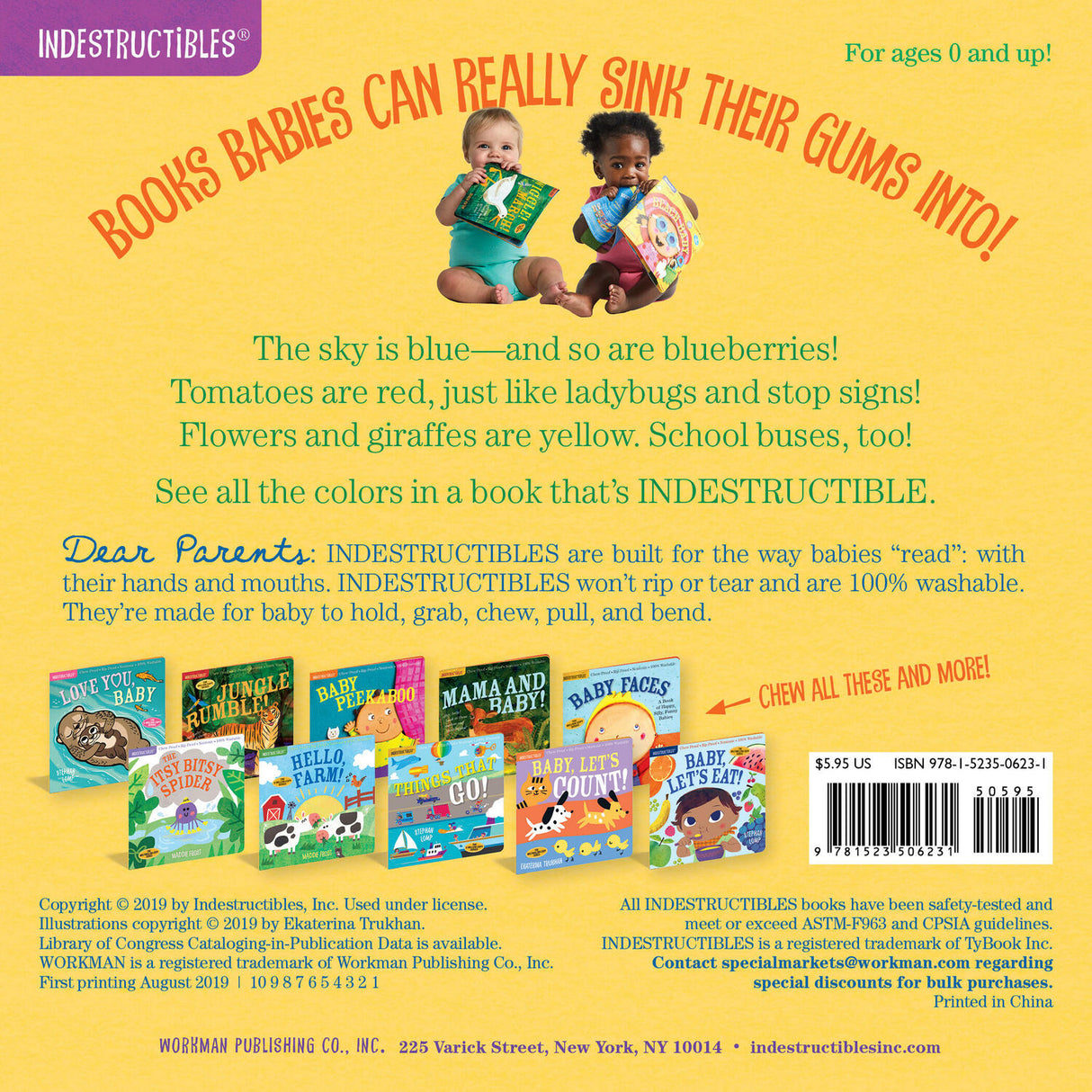 Indestructibles: Baby, See the Colors!: Chew Proof · Rip Proof · Nontoxic · 100% Washable (Book for Babies, Newborn Books, Safe to Chew)