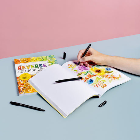 The Reverse Coloring Book™: The Book Has the Colors, You Draw the Lines!