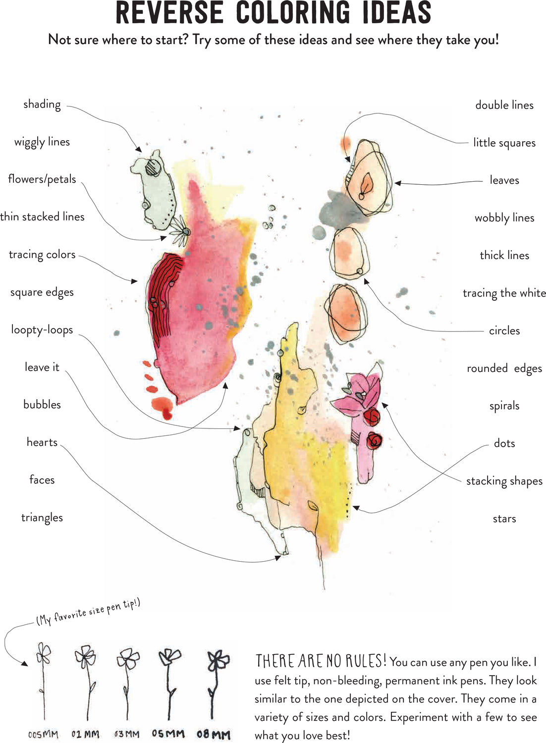 The Reverse Coloring Book™: The Book Has the Colors, You Draw the Lines!