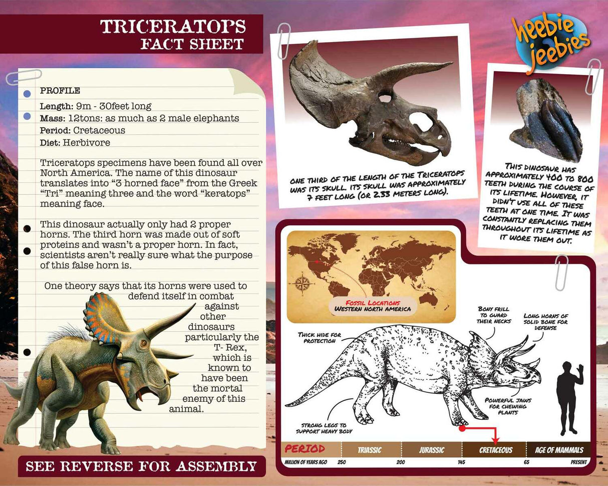 Triceratops Small Woodcraft