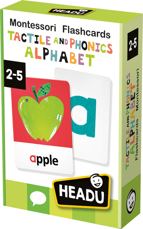 Montessori Flashcards Tactile and Phonics Alphabet