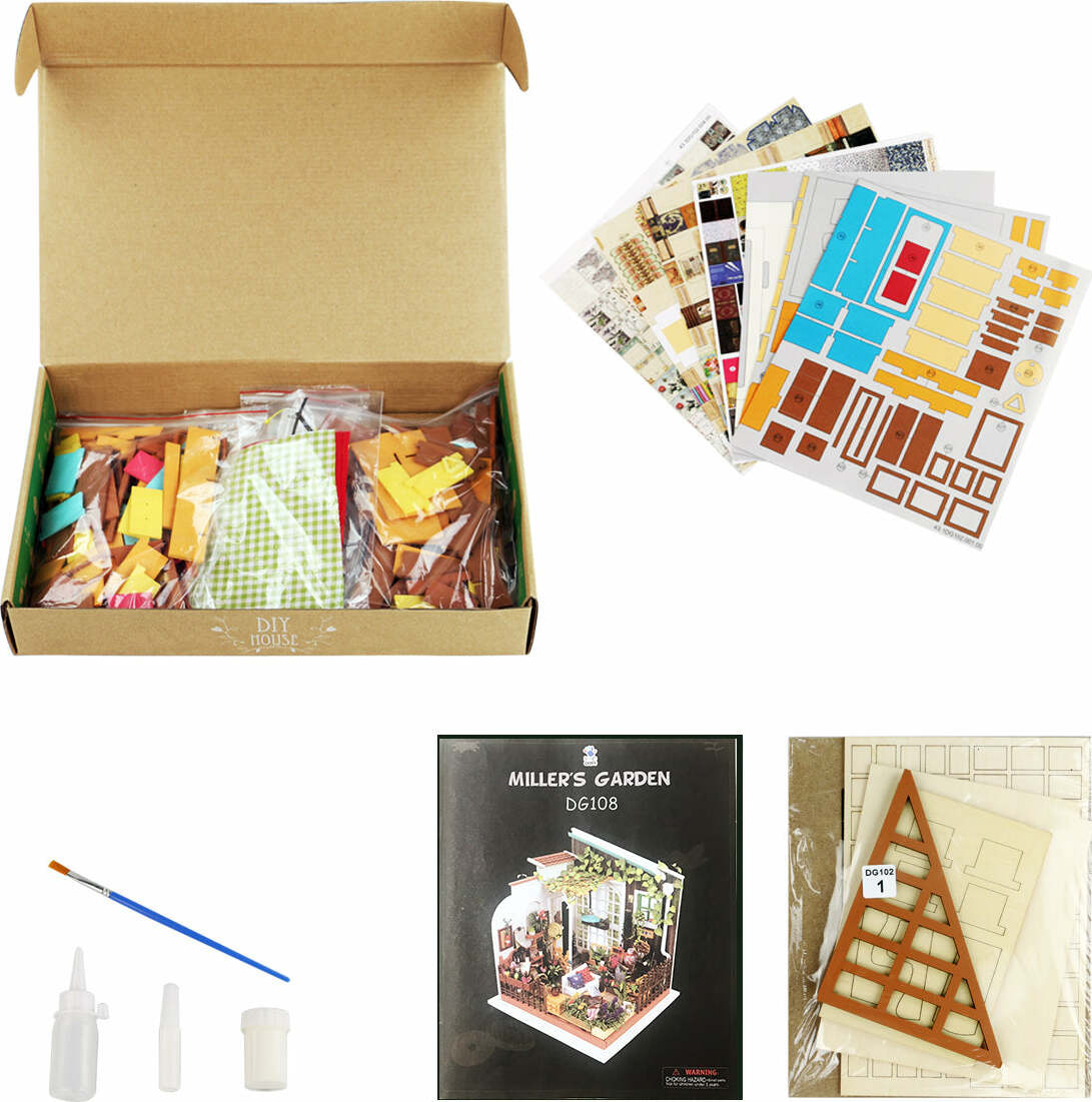 DIY Miniature House Kit: Miller's Garden – Toys on the Square