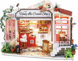 DIY Miniature Store Kit - Honey Ice Cream Shop