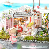 DIY Miniature Store Kit - Honey Ice Cream Shop