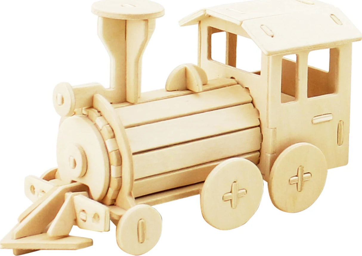 3D Classic Wooden Puzzle - Locomotive